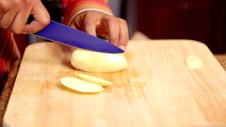 How to Cut a Potato Allumette Style [upl. by Norvan703]