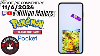 Pokemon Trading Card Game Pocket 1162024 I  Killian MajereMic OffNo Commentary [upl. by Lishe]