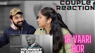 YOUNGEST IN CHARGE OFFICIAL VIDEO SIDHU MOOSE WALA  SUNNY MALTON  Couple Reaction Video [upl. by Malik]