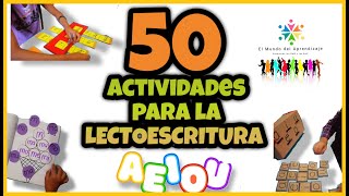 🅰️🆎 Enseñar a leer  50 ACTIVIDADES para ENSEÑAR a LEER y a ESCRIBIR  método SENCILLO y Rápido 🚀 [upl. by Anihc973]