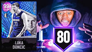 I GAVE INVINCIBLE LUKA 80 HOF BADGES AND NOW HES THE BEST CARD EVER NBA 2K22 [upl. by Phedra446]