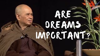 Are dreams important  Thich Nhat Hanh answers questions [upl. by Kcirdlek]