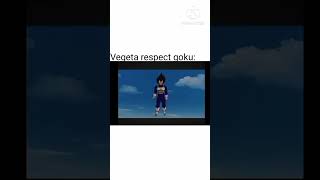 Vegeta respect goku😢😢😢 viralshort dbz gokufans [upl. by Irdua]