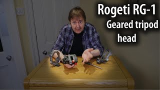 Rogeti RG 1 geared tripod head and accessories [upl. by Nairim957]