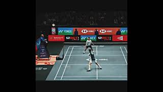 badminton badmintonlovers badmintonhighlights rally [upl. by Uird]