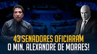 43 senadores oficiaram o min Alexandre de Moraes [upl. by Xylia488]