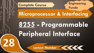 Programmable Peripheral Interface 8255 Basics Control Signals Block Diagram Control word amp Modes [upl. by Corron]