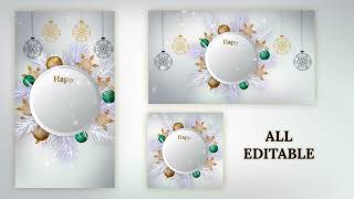 Christmas Intro for After Effects 2024 [upl. by Sherourd]