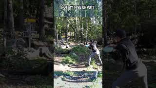 MY NEMESIS PUTT 😅😂 discgolf frisbeegolf putting fail discraft funny [upl. by Swamy737]