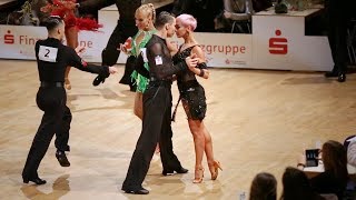 MariusAndrei Balan  Khrystyna Moshenska GER  GoldstadtPokal 2018  WDSF WO LAT  R3 J [upl. by Dalia412]