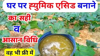 ह्युमिक एसिड बनाने का सही व आसान बिधि  How to make humic acid  Humic acid  Humic acid fertilizer [upl. by Ashil]