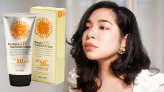 3W CLINIC SUNSCREEN REVIEW  UNDER 100 PESOS [upl. by Atok]