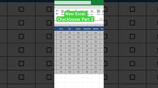 Here’s how to insert multiple checkboxes using the NEW excel checkbox feature exceltips microsoft [upl. by Yorker]