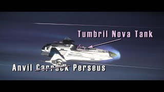 Carrack with Nova Tank vs Hammerhead Star Citizen 314 [upl. by Krever]