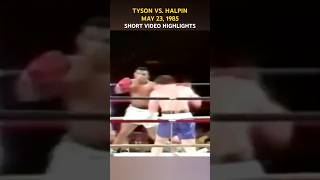 MIKE TYSON VS DON HALPIN  SHORT VIDEO HIGHLIGHTS [upl. by Jacklyn]