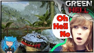 CAIMAN ATTACK GIANT SCARY SNAKE  Green Hell  EP7 [upl. by Necyla231]