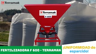 FERTILIZADORA F 600 Terramak  ¡UNIFORMIDAD deesparcido🔴 [upl. by Nyvets]