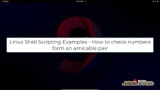 How to check numbers form Amicable Pairs using linux shell script  bash script examples in RHEL 9 [upl. by Nawiat]