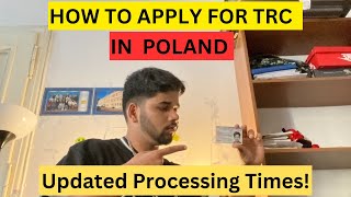 How to apply for TRC in Poland 🇵🇱  2024 new rules and regulations anujpolandlife [upl. by Aihsenet]