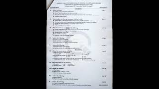 10 years Question Paper  GNM 3rd Year  community Health Nursing [upl. by Barbabas]