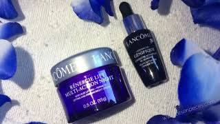 Lancôme Rénergie Lift Multiaction Night  Advance Génifique Youth Activating Concentrate [upl. by Eynobe]