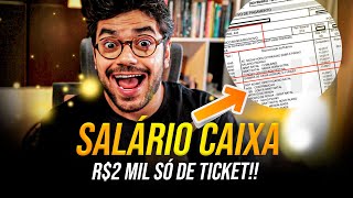 QUANTO GANHA UM TÉCNICO BANCÁRIO DA CAIXA REVELEI TODOS OS BENEFÍCIOS [upl. by Drauode]