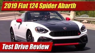 2019 Fiat 124 Spider Abarth Test Drive [upl. by Araeit125]