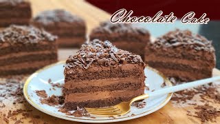 리얼 초콜릿 케이크 만들기  How to make best chocolate cake 초콜릿 가나슈 만들기  Chocolate Ganache Recipe [upl. by Venice]