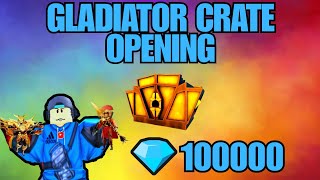 I SPEND 200K GEMS ON GLADIATOR CRATES IN TOILET TOWER DEFENSE [upl. by Lubeck]