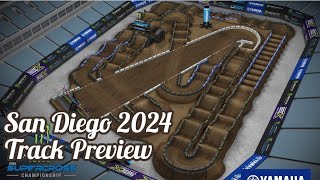 AMA Supercross San Diego 2024 Track Preview [upl. by Yrennalf433]