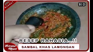 RESEP SAMBAL LAMONGAN ASLI  CARA MEMBUAT SAMBAL PENYET KHAS WARUNG TENDA LAMONGAN [upl. by Friedberg827]