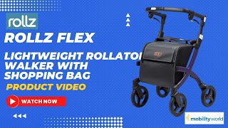 Mobility World Ltd UK  Rollz Rollator Walker Flex [upl. by Nichol]