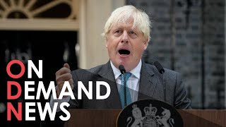 Boris Johnson RESIGNS Claiming ‘Witch Hunt’ Over Partygate [upl. by Kawasaki]