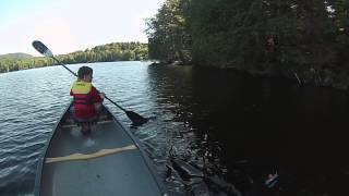 Upper Saranac Lake Fishing 28quot Pike Adirondacks [upl. by Ocsecnarf]