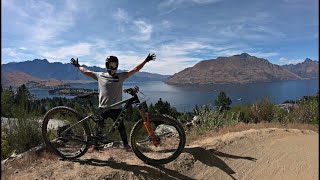 RIDING DOWNHILL MTB IN NEW ZEALAND [upl. by Naujed974]