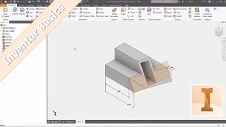 Inventor 101 Creating a Work Plane between 3 Points [upl. by Compte]