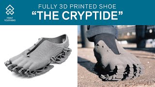 quotThe Cryptide Sneakerquot – Fully SLS 3D printed Shoe  Designed by Stephan Henrich [upl. by Scoles]