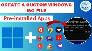 Create your own Windows ISO image with preinstalled softwares  Create a Custom Windows ISO file [upl. by Ikilisav]