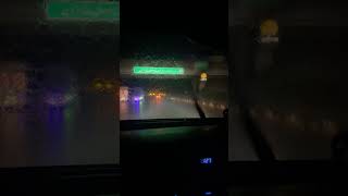 Rain and night ride on motorway and songs [upl. by Enialed]