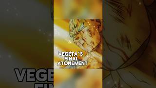 Vegeta’s Sacrifice  Vegeta’s Final Atonement  DBZ Buu Saga  anime dragonball vegeta sad [upl. by Anahgem839]