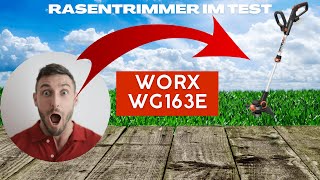 WORX WG163E Test amp Erfahrungen Deutsch  AkkuRasentrimmer [upl. by Trish]