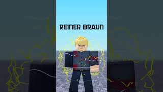 Roblox Cosplays Reiner Reveal [upl. by Eudoxia]