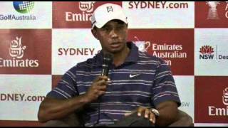 Tiger Woods interview on Steve Williams [upl. by Esenej278]