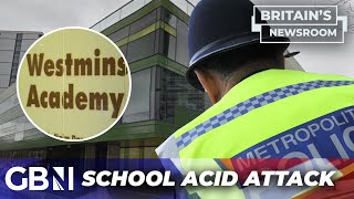 London acid attack injures SCHOOL children as attacker remains on the loose [upl. by Tristam]