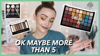 5 BEST  5 WORST DRUGSTORE PALETTES [upl. by Okoyik128]