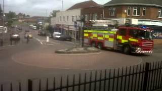 Northamptonshire Fire and Rescue ServiceBlues n Twos through Corby village [upl. by Noret]