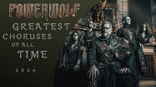 Powerwolf Greatest Choruses of All Time 2024 [upl. by Lertram]