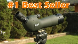 Amazons Best Selling Spotting Scope With Footage Emarth 2060x60AE Review [upl. by Fabiola]