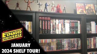 Star Wars Expanded Universe Collection Shelf Tour January 2024 [upl. by Mundford]