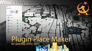 plugin PlaceMaker for sketchup 2016  2017 [upl. by Ybbed]